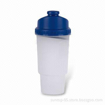 500mL Shaker Bottle, Made of PP, Measuring 9.8 x 22.5cm